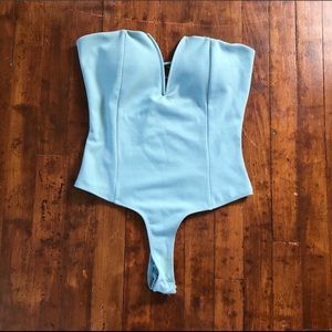 Sexy strapless bodysuit